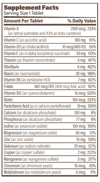 Vitamin Multiple (No Iron) (Sustained Release)