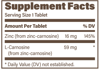 PepZin GI® Zinc-Carnosine (Chewable)